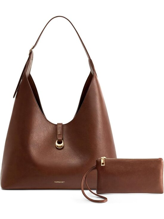 Handbags - Chic Slouchy Hobo Bag for Women, Large PU Leather Shoulder Tote with Wallet